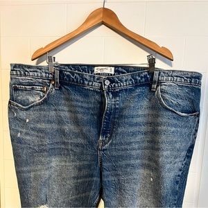 Abercrombie Plus woman’s size 22R the mom high rise jeans